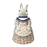 Cookie Jar, Rabbit, 11.25" in "Peach Blossoms" by Manufaktura | P080S-AS46