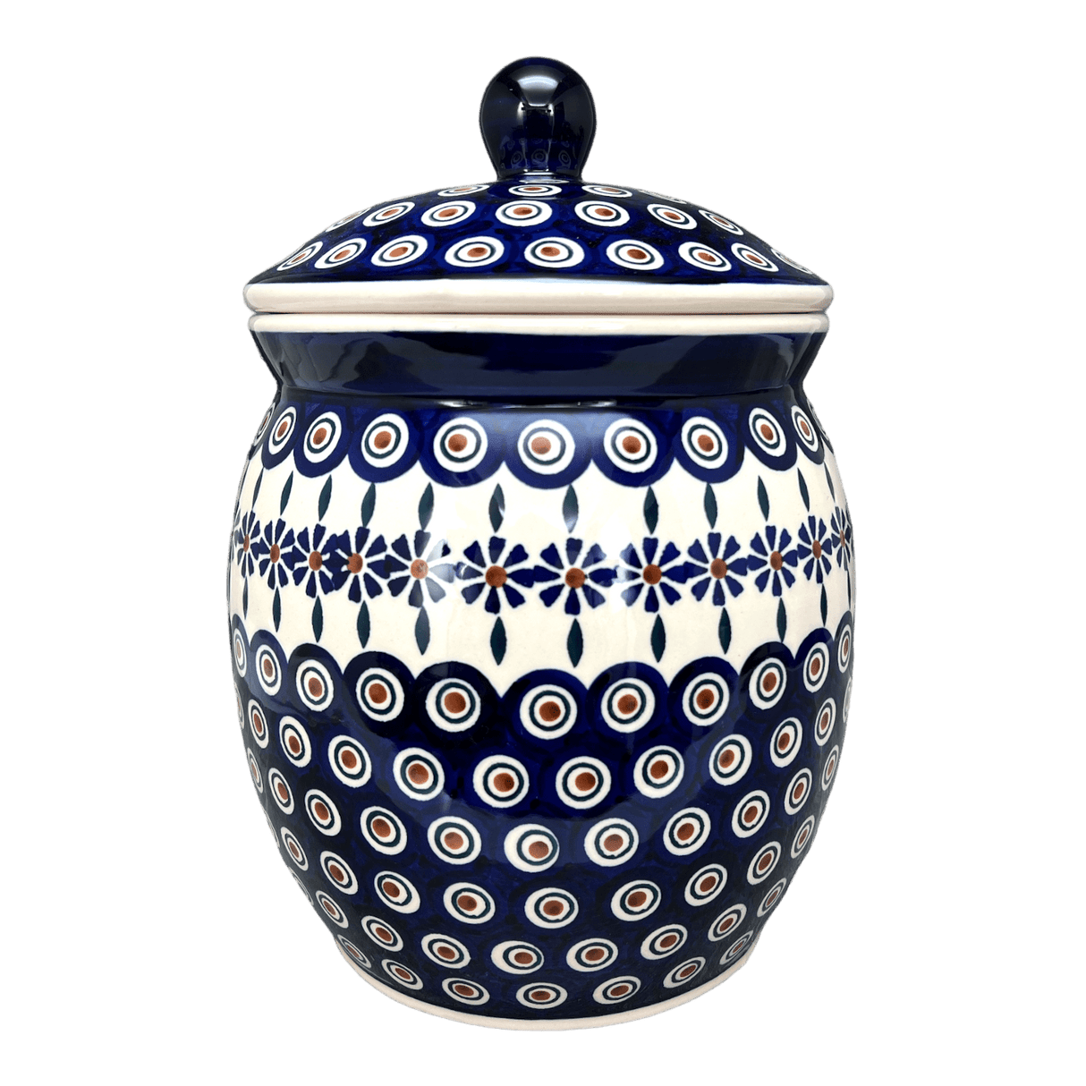 Canister, 4 Liter in "Floral Peacock" by Manufaktura | P081T-54KK