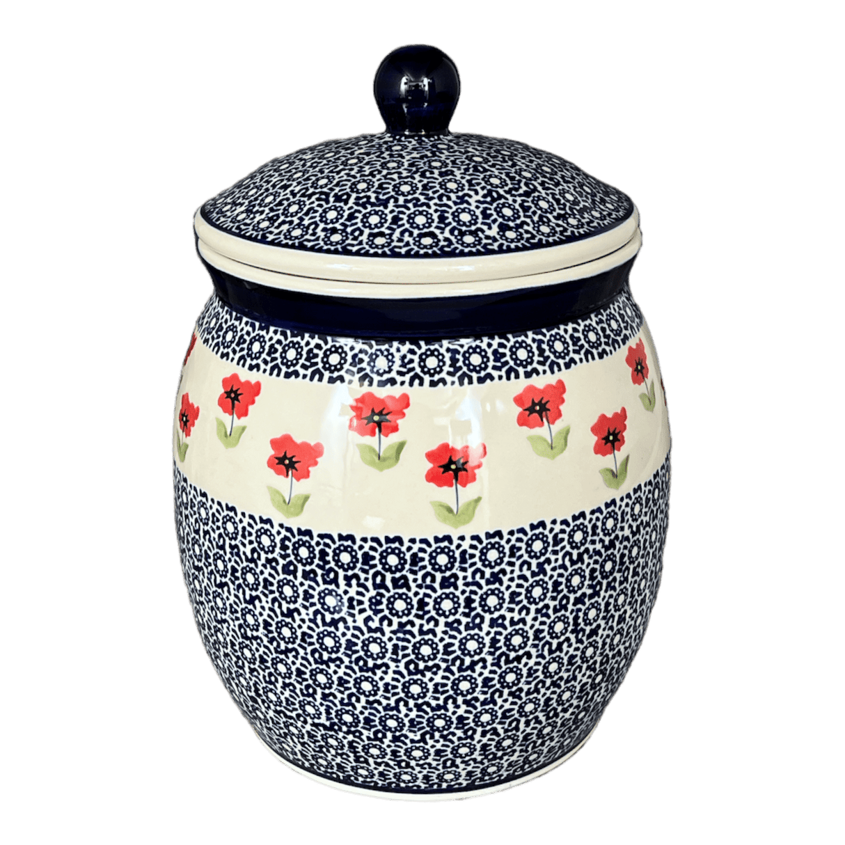 Canister, 4 Liter in "Poppy Garden" by Manufaktura | P081T-EJ01