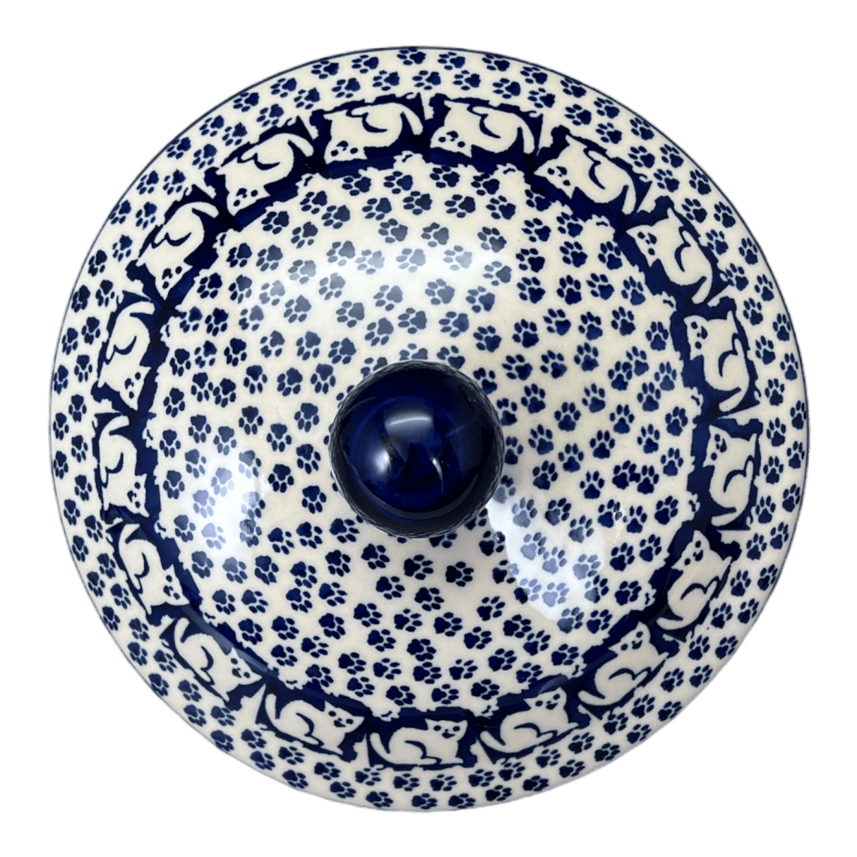 Canister, 4 Liter in "Kitty Cat Path" by Manufaktura | P081T-KOT6