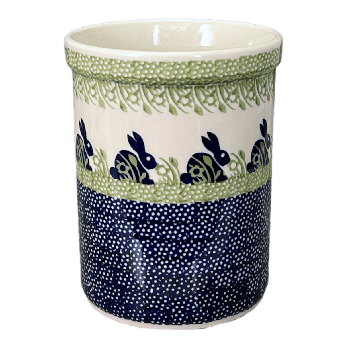 Utensil Holder, 7" in "Bunny Love" by Manufaktura | P082T-P324