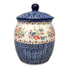 Polish Pottery 3 Liter Canister (Poppy Persuasion) | P083S-P265 at PolishPotteryOutlet.com