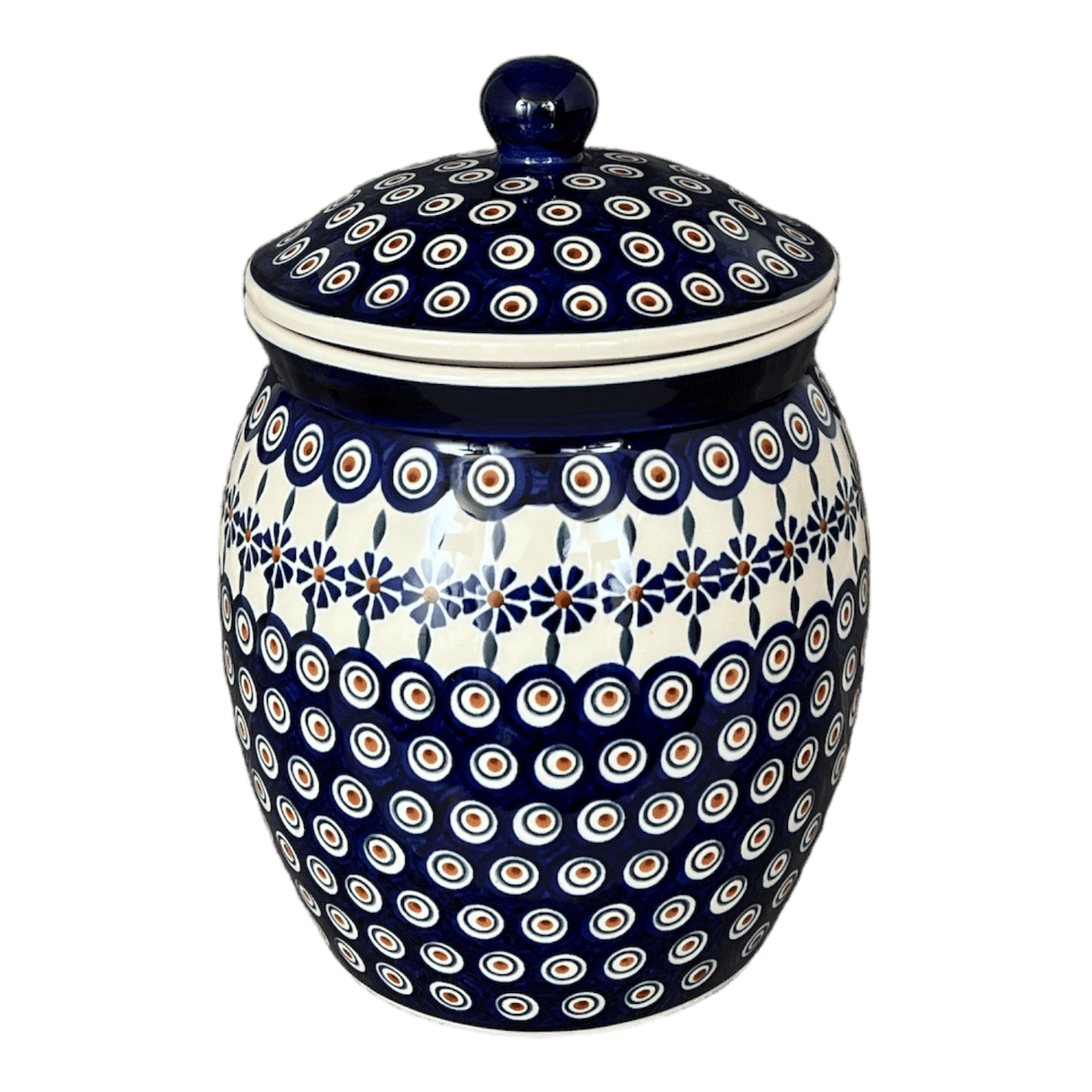 Canister, 5 Liter in "Floral Peacock" by Manufaktura | P084T-54KK