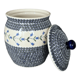 Polish Pottery 5 Liter Canister (Lily of the Valley) | P084T-ASD Additional Image at PolishPotteryOutlet.com