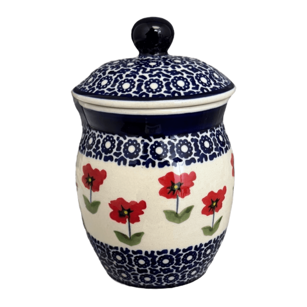 Canister, 0.5 Liter in "Poppy Garden" by Manufaktura | P087T-EJ01