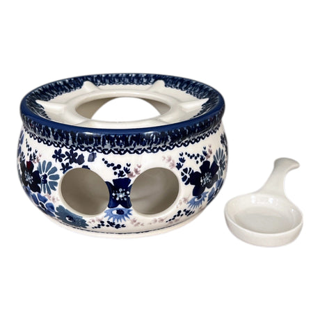 Aromatherapy Warmer, 7.5" in "Blue Life" by Manufaktura | P089S-EO39