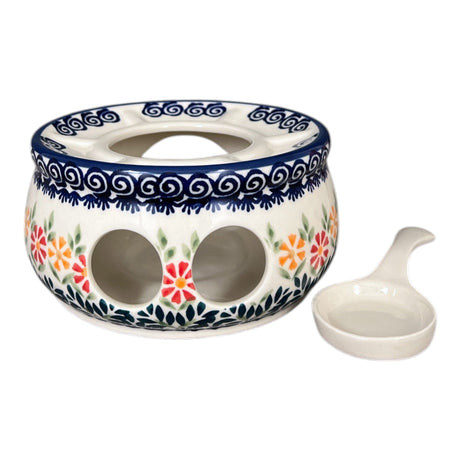 Aromatherapy Warmer, 7.5" in "Flower Power" by Manufaktura | P089T-JS14