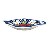 Saucer, Teapot, 4.25" x 3.25" in "Poppies & Posies" by Manufaktura | P094S-IM02