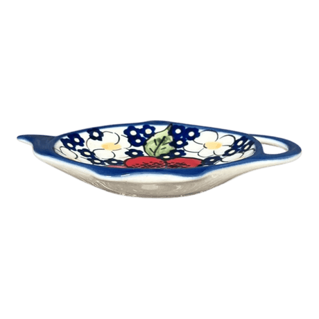 Saucer, Teapot, 4.25" x 3.25" in "Poppies & Posies" by Manufaktura | P094S-IM02