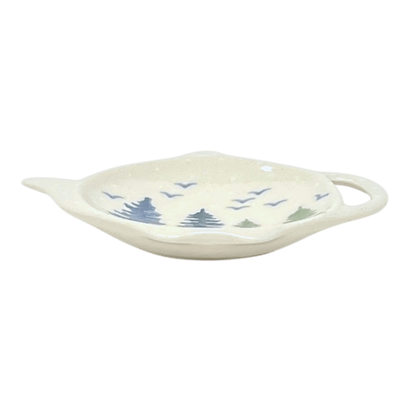 Saucer, Teapot, 4.25" x 3.25" in "Pine Forest" by Manufaktura | P094S-PS29