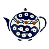 Saucer, Teapot, 4.25" x 3.25" in "Mosquito" by Manufaktura | P094T-70