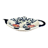 Saucer, Teapot, 4.25" x 3.25" in "Butterfly Blossoms" by Manufaktura | P094T-MM02