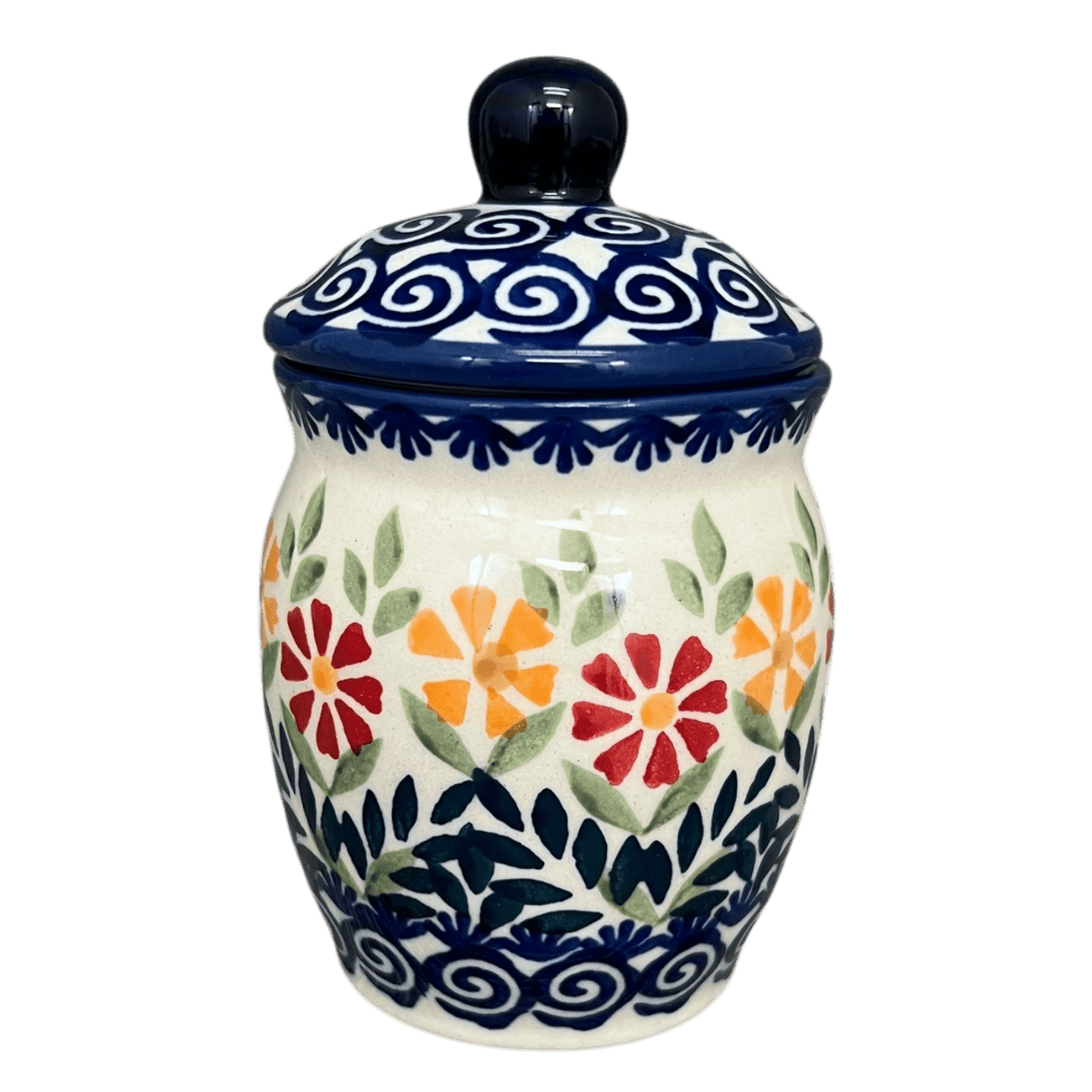 Canister, 0.25 Liter in "Flower Power" by Manufaktura | P095T-JS14