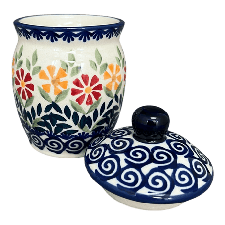 Canister, 0.25 Liter in "Flower Power" by Manufaktura | P095T-JS14