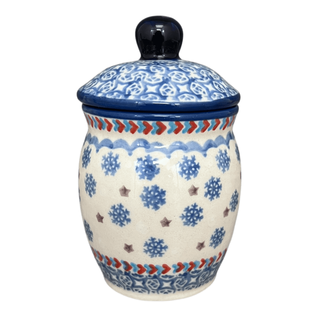 Canister, 0.25 Liter in "Snowflake Love" by Manufaktura | P095U-PS01