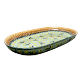 Plate, Roaster, Oval, 7"x11" in "Capistrano" by Manufaktura | P099S-WK59