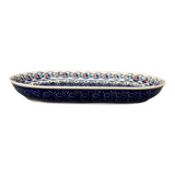Plate, Roaster, Oval, 7"x11" in "Smooth Sailing" by Manufaktura | P099T-DPMA