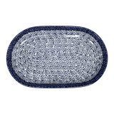 Platter, Oval, 8" x 13" in "Sea Foam" by Manufaktura | P101T-MAGM