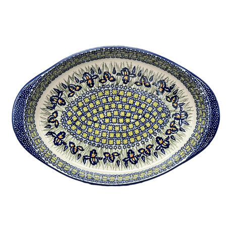 Baker, Oval, Large 10.25" x 15.5" in "Iris" by Manufaktura | P102S-BAM