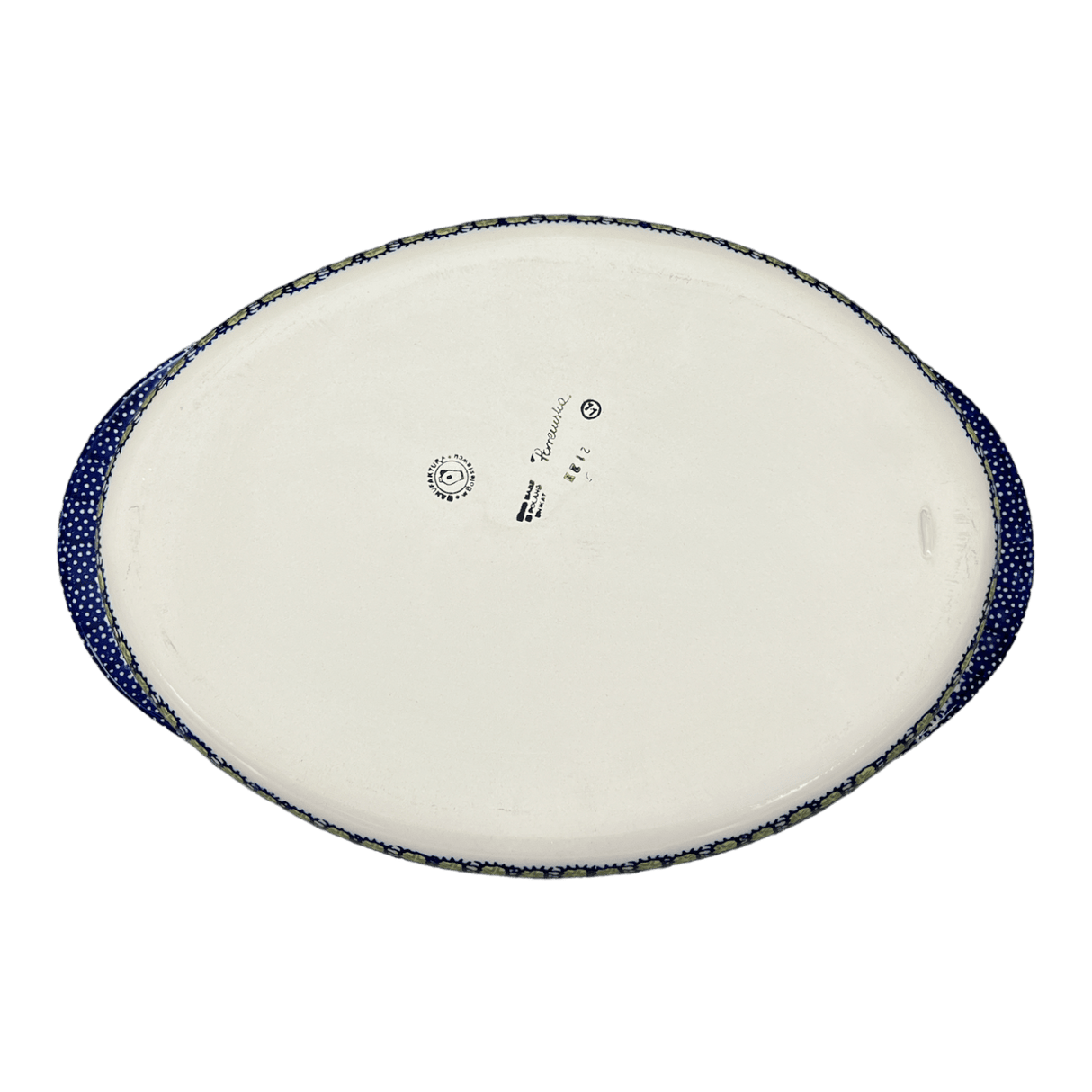 Baker, Oval, Large 10.25" x 15.5" in "Iris" by Manufaktura | P102S-BAM