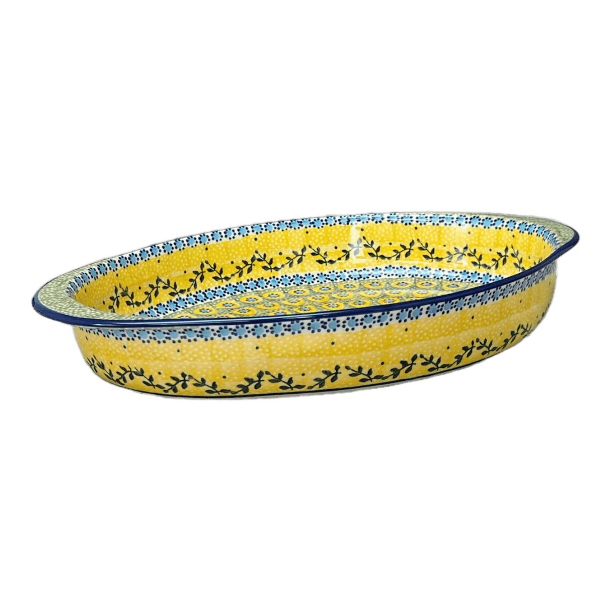 Baker, Oval, Large 10.25" x 15.5" in "Sunnyside Up" by Manufaktura | P102S-GAJ