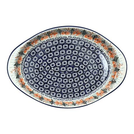 Baker, Oval, Large 10.25" x 15.5" in "Sun-Kissed Garden" by Manufaktura | P102S-GM15