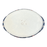 Baker, Oval, Large 10.25" x 15.5" in "Poppies & Posies" by Manufaktura | P102S-IM02