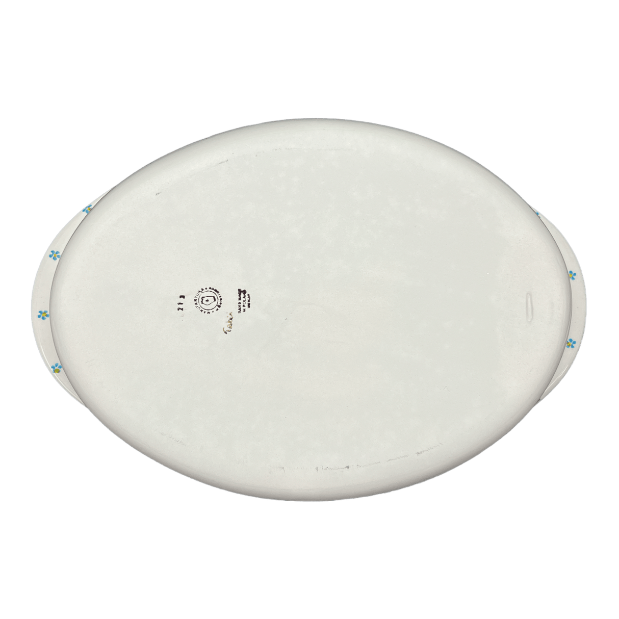 Baker, Oval, Large 10.25" x 15.5" in "Daisy Bouquet" by Manufaktura | P102S-TAB3