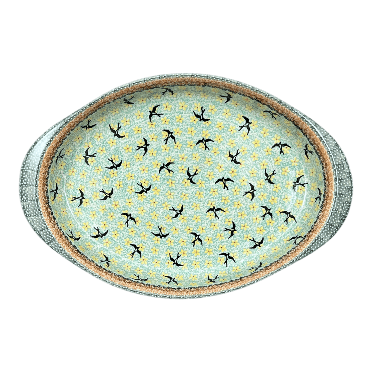 Baker, Oval, Large 10.25" x 15.5" in "Capistrano" by Manufaktura | P102S-WK59