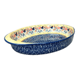 Baker, Oval, Large 10.25" x 15.5" in "Butterfly Bliss" by Manufaktura | P102S-WK73