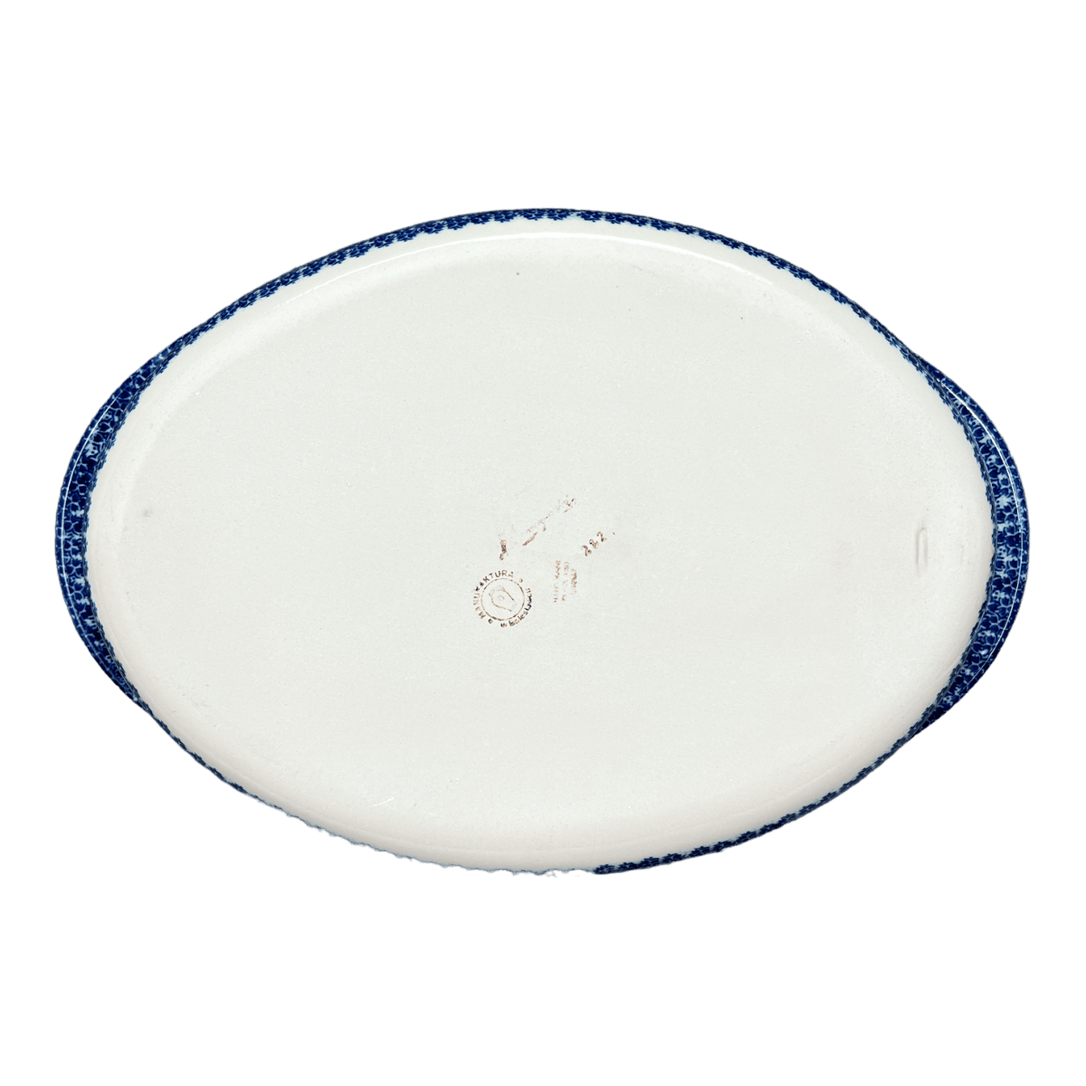 Baker, Oval, Large 10.25" x 15.5" in "Butterfly Bliss" by Manufaktura | P102S-WK73