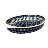 Baker, Oval, Large 10.25" x 15.5" in "Peacock" by Manufaktura | P102T-54