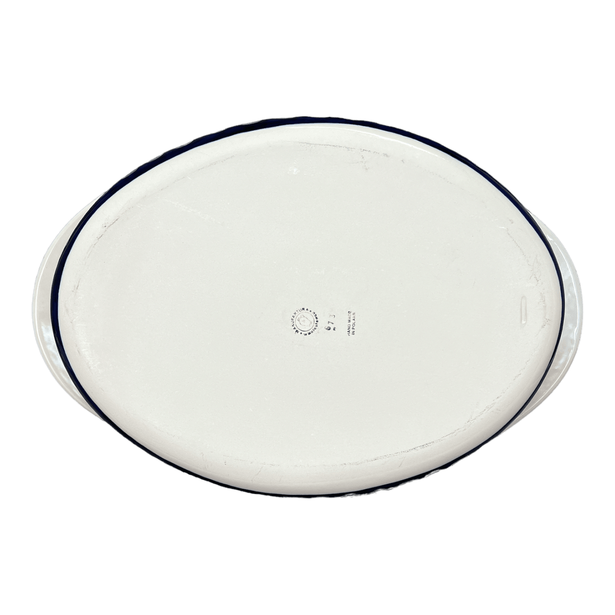 Baker, Oval, Large 10.25" x 15.5" in "Peacock" by Manufaktura | P102T-54