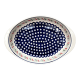 Baker, Oval, Large 10.25" x 15.5" in "Cherry Dot" by Manufaktura | P102T-70WI