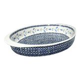 Baker, Oval, Large 10.25" x 15.5" in "Lily of the Valley" by Manufaktura | P102T-ASD