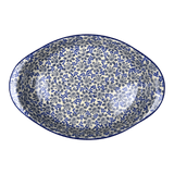 Baker, Oval, Large 10.25" x 15.5" in "English Blue" by Manufaktura | P102U-AS53