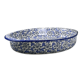 Baker, Oval, Large 10.25" x 15.5" in "English Blue" by Manufaktura | P102U-AS53