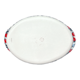Baker, Oval, Large 10.25" x 15.5" in "Strawberry Fields" by Manufaktura | P102U-AS59