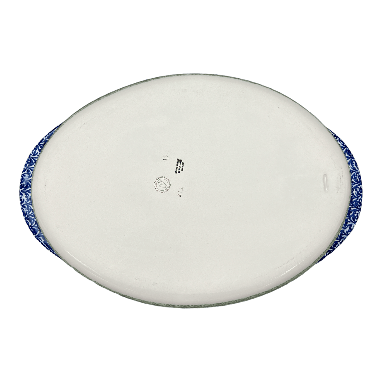 Baker, Oval, Large 10.25" x 15.5" in "Chicken Dance" by Manufaktura | P102U-P320