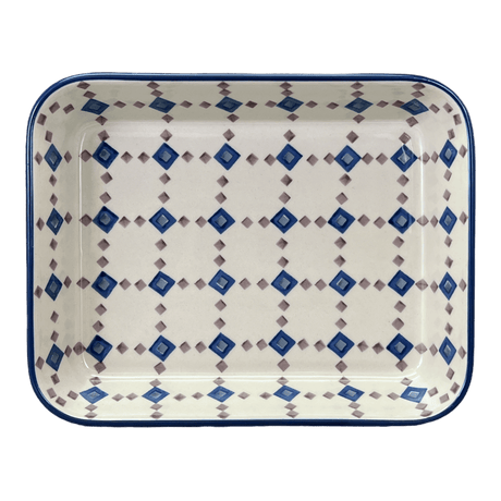 Baker, Rectangular, 8"x10" in "Diamond Quilt" by Manufaktura | P103U-AS67