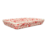 Baker, Rectangular, Shallow, 9" x 11" in "Rose - Floribunda" by Manufaktura | P104U-GZ32