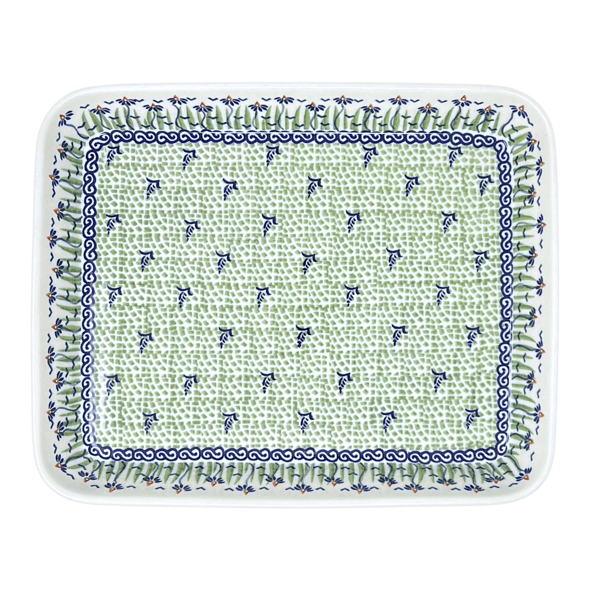Baker, Rectangular, Shallow 10" x 13" in "Riverbank" by Manufaktura | P105T-MC15