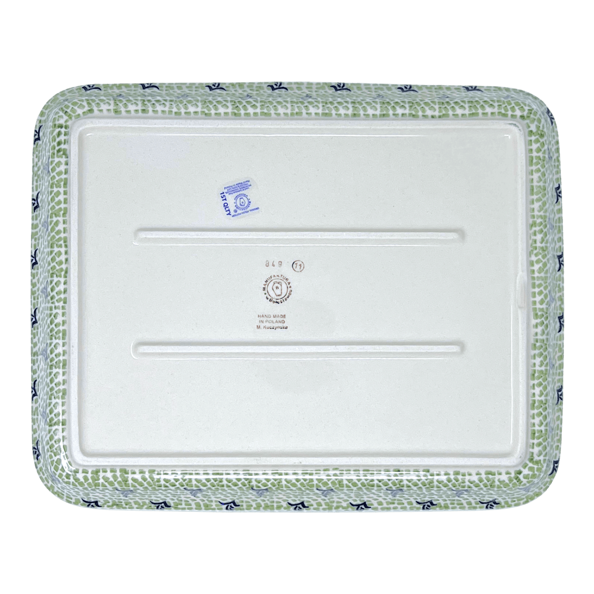 Baker, Rectangular, Shallow 10" x 13" in "Riverbank" by Manufaktura | P105T-MC15