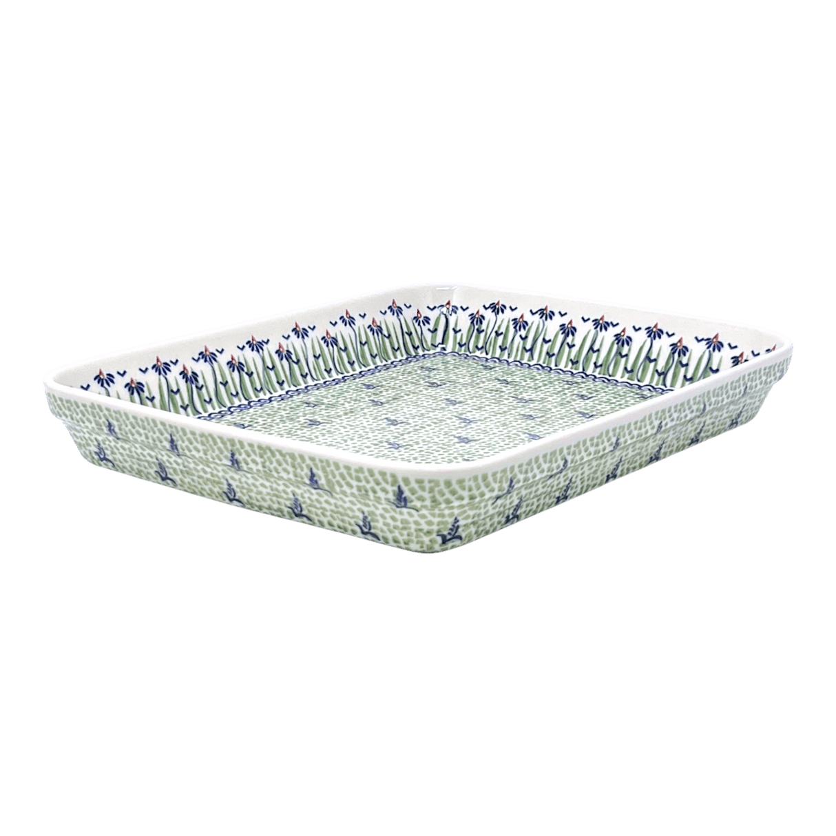 Baker, Rectangular, Shallow 10" x 13" in "Riverbank" by Manufaktura | P105T-MC15