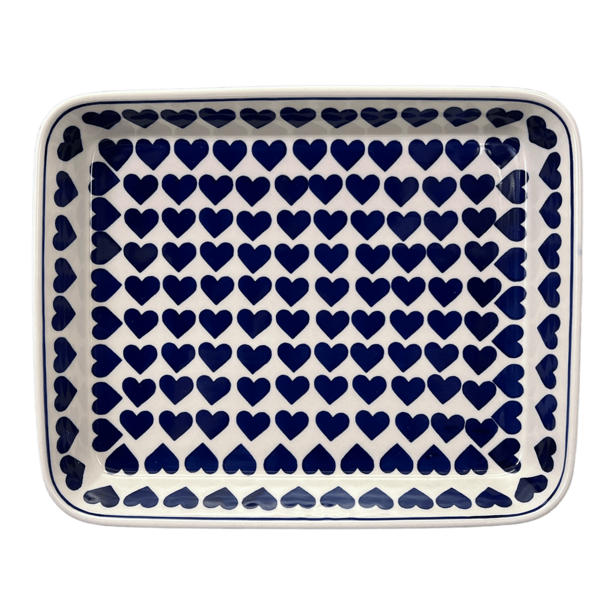 Baker, Rectangular, Shallow 10" x 13" in "Whole Hearted" by Manufaktura | P105T-SEDU