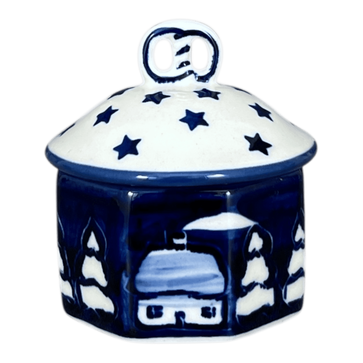 Box, Mini Pretzel, 2.75" in "Winter's Eve" by Manufaktura | P106S-IBZ