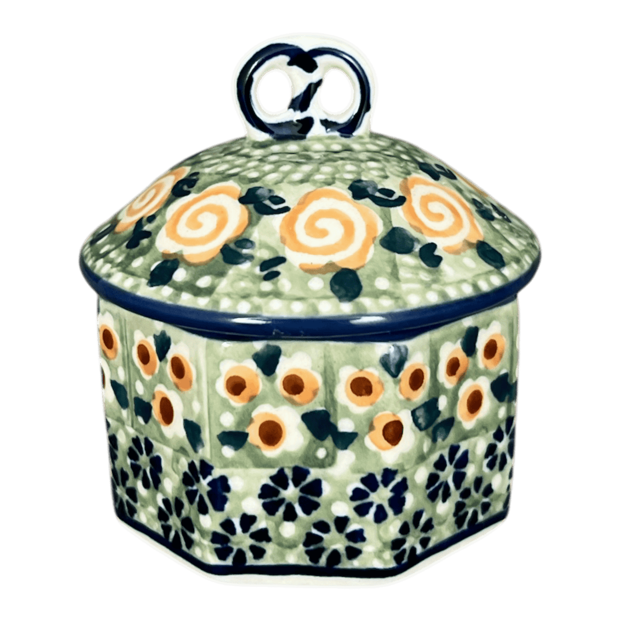 Box, Mini Pretzel, 2.75" in "Perennial Garden" by Manufaktura | P106S-LM