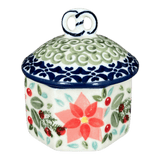 Box, Mini Pretzel, 2.75" in "Pink Poinsettia" by Manufaktura | P106S-PS14