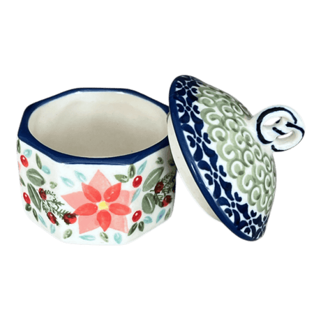 Box, Mini Pretzel, 2.75" in "Pink Poinsettia" by Manufaktura | P106S-PS14