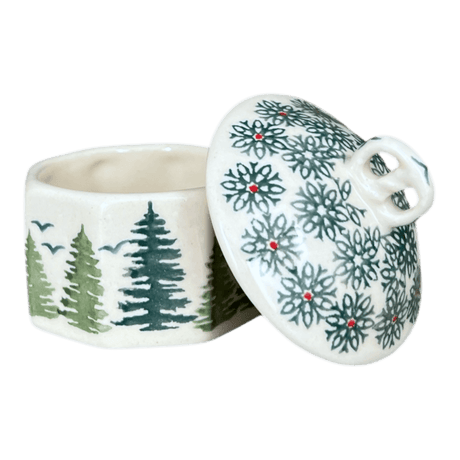 Box, Mini Pretzel, 2.75" in "Pine Forest" by Manufaktura | P106S-PS29